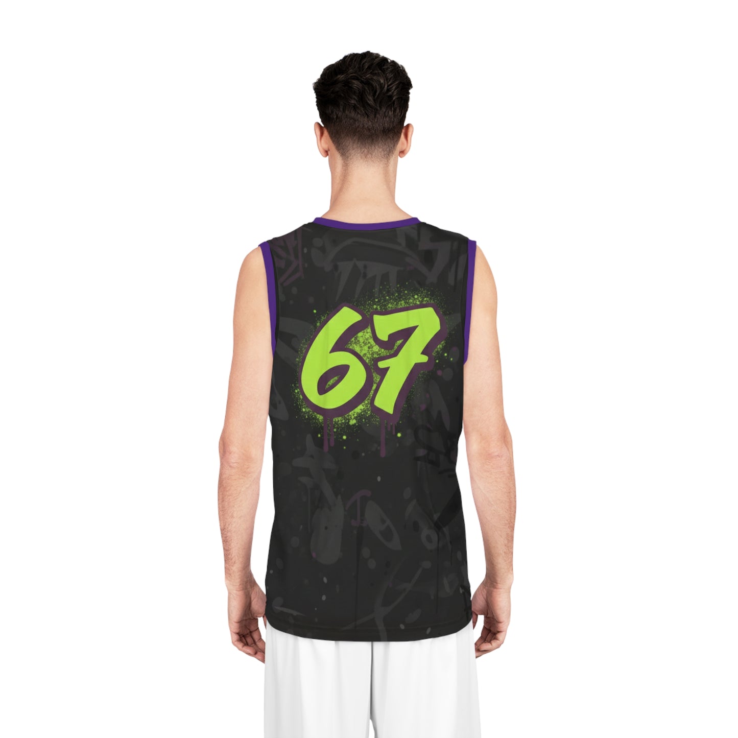 Salamander Fight Club Graffiti 67 Basketball Jersey