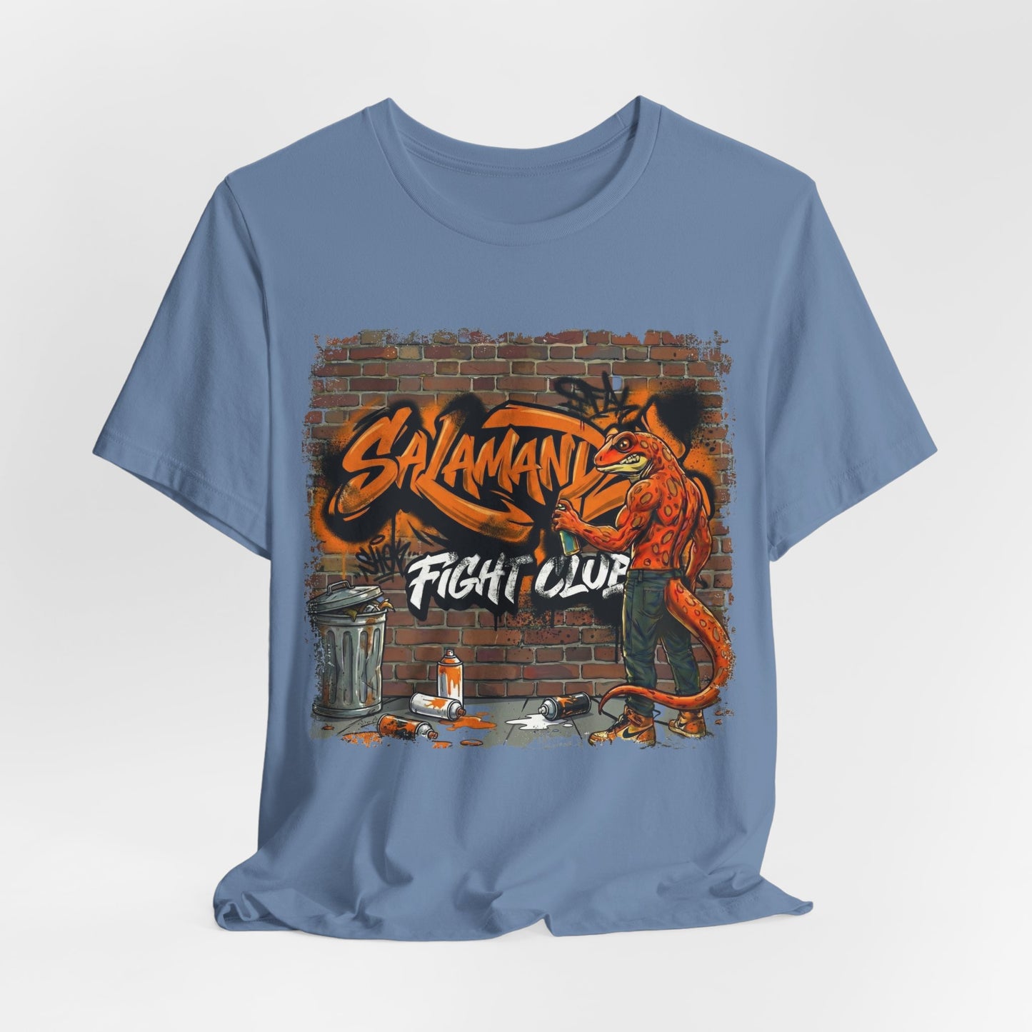 Salamander Fight Club "Alley Rules" T-Shirt | Y2K Streetwear Unisex T-Shirt