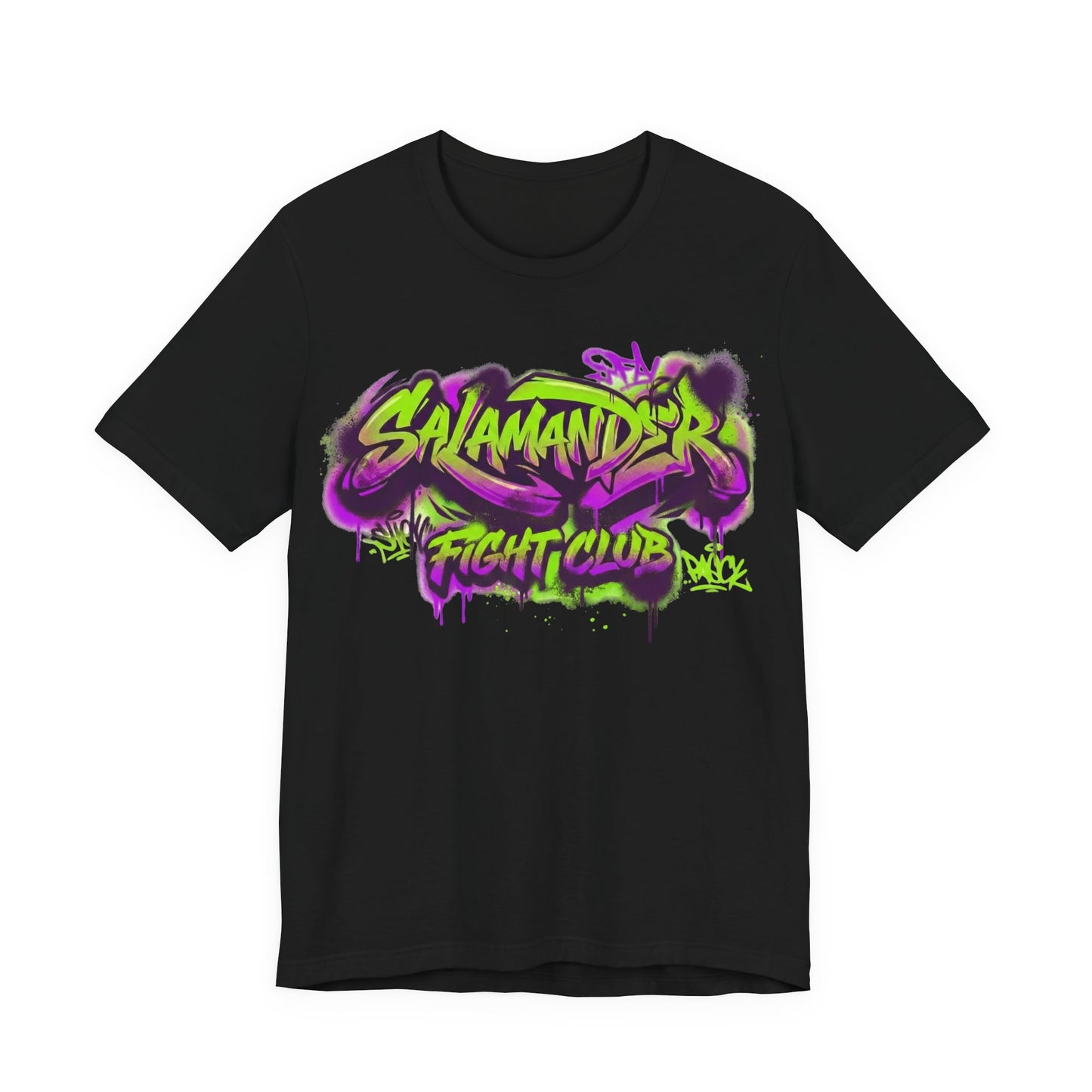 Salamander Fight Club Graffiti (Unisex T-Shirt)