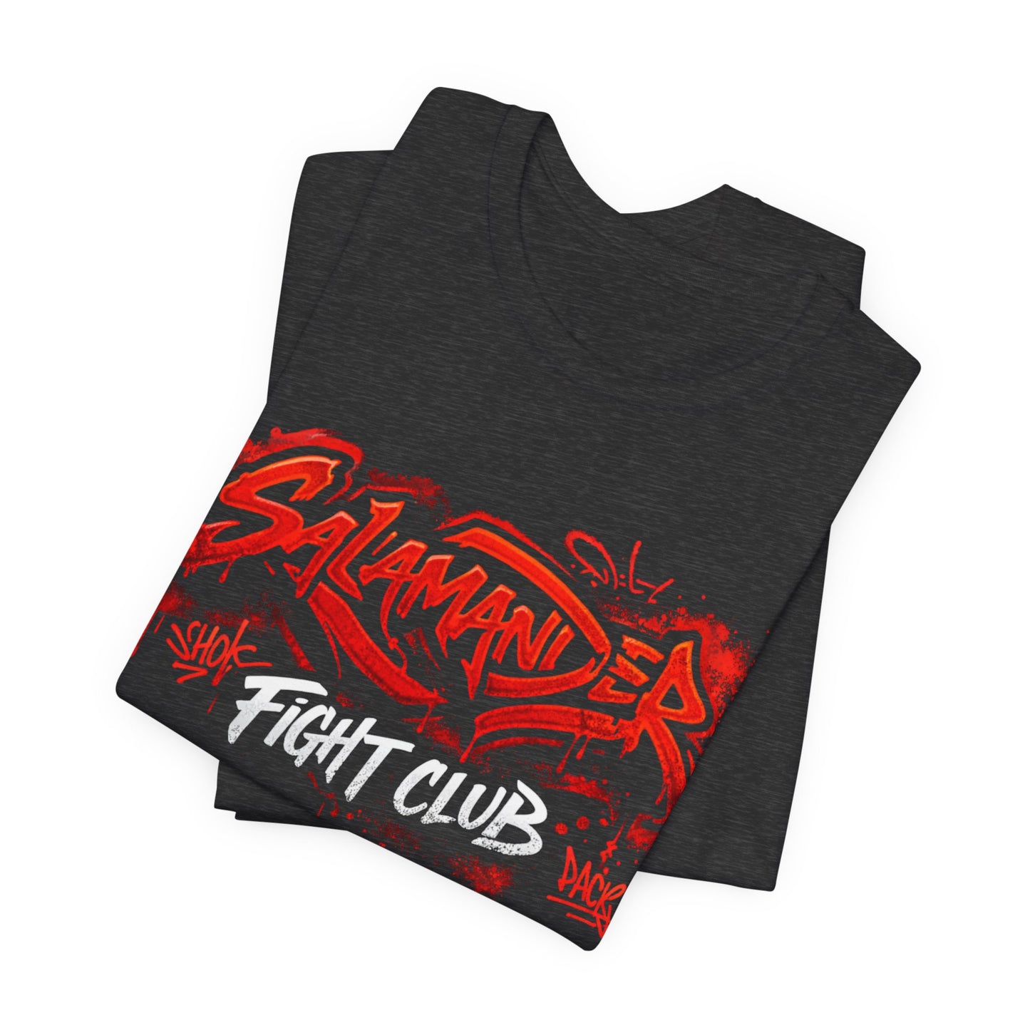 Salamander Fight Club Graffiti (Unisex T-Shirt)