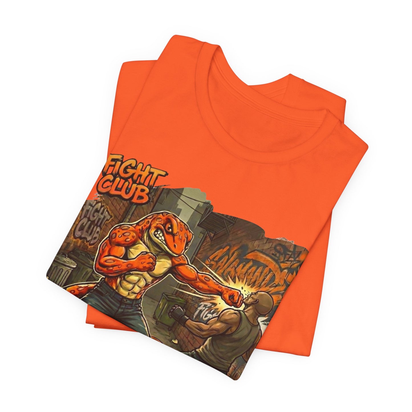 Salamander Fight Club Backstreet Brawler T-Shirt | Y2K Streetwear Unisex T-Shirt