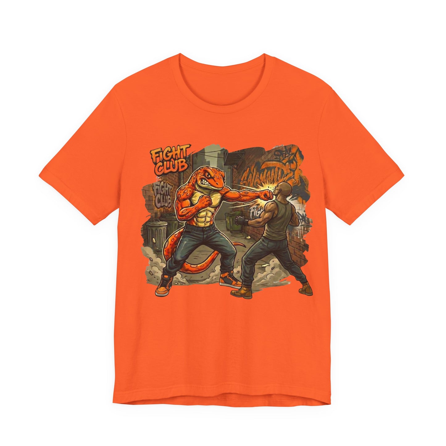 Salamander Fight Club Backstreet Brawler T-Shirt | Y2K Streetwear Unisex T-Shirt