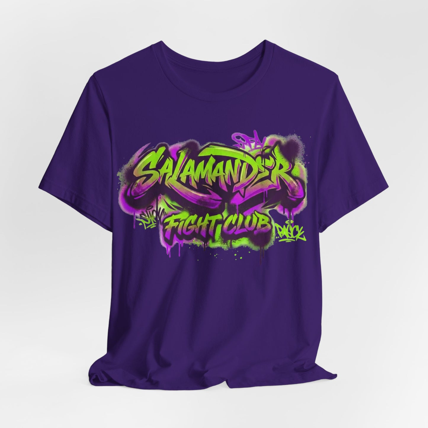 Salamander Fight Club Graffiti (Unisex T-Shirt)