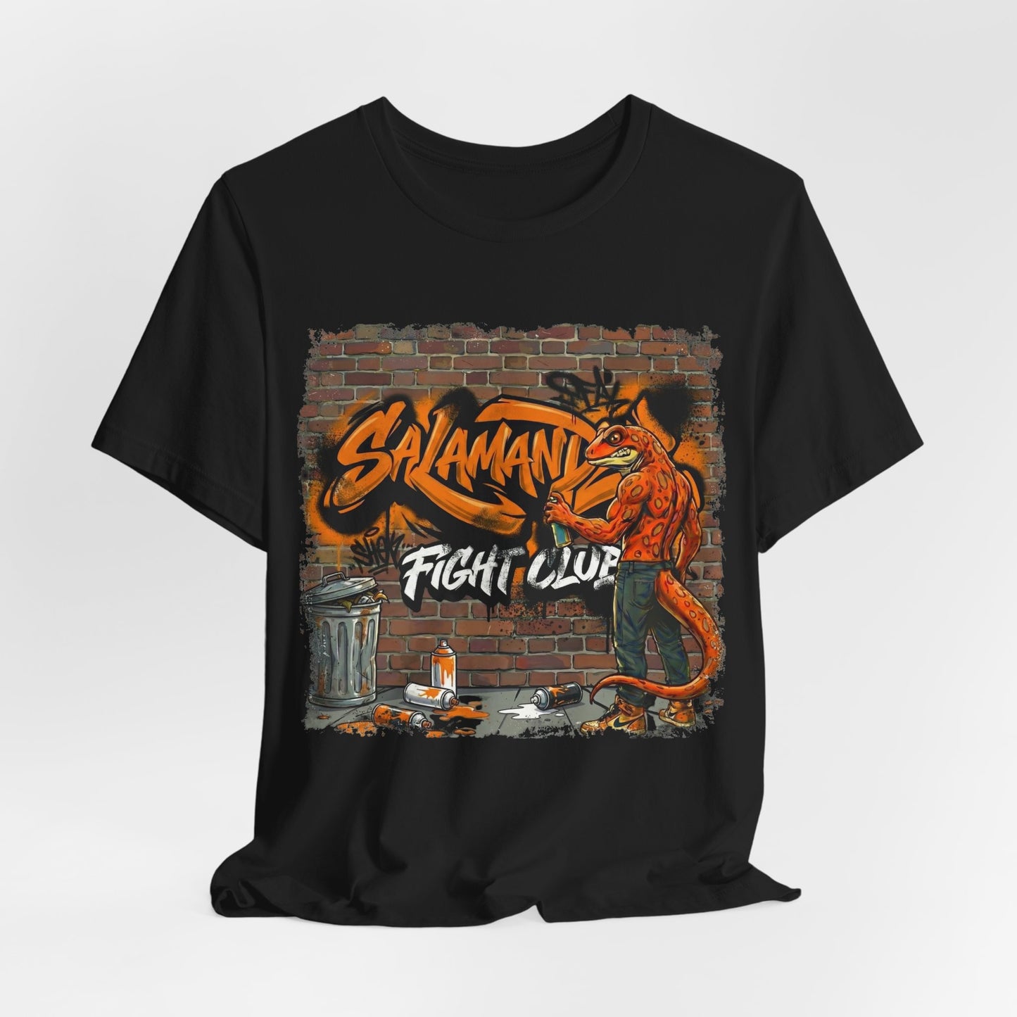 Salamander Fight Club "Alley Rules" T-Shirt | Y2K Streetwear Unisex T-Shirt