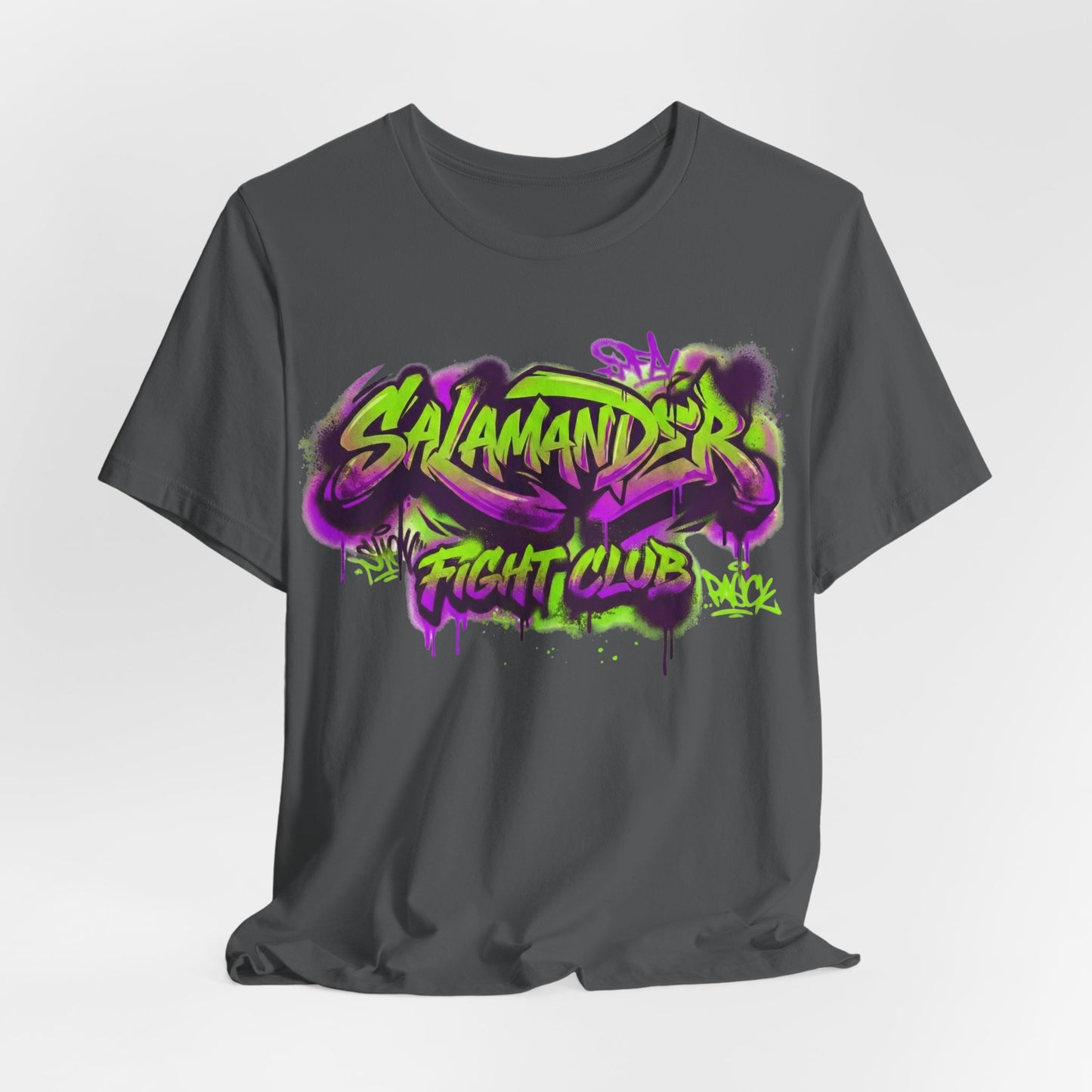 Salamander Fight Club Graffiti (Unisex T-Shirt)