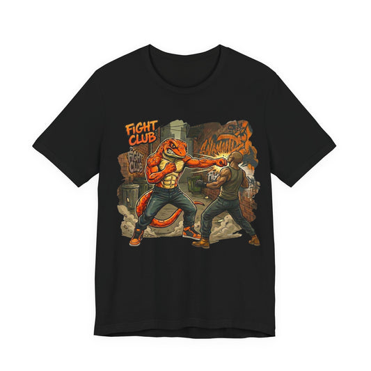 Salamander Fight Club Backstreet Brawler T-Shirt | Y2K Streetwear Unisex T-Shirt