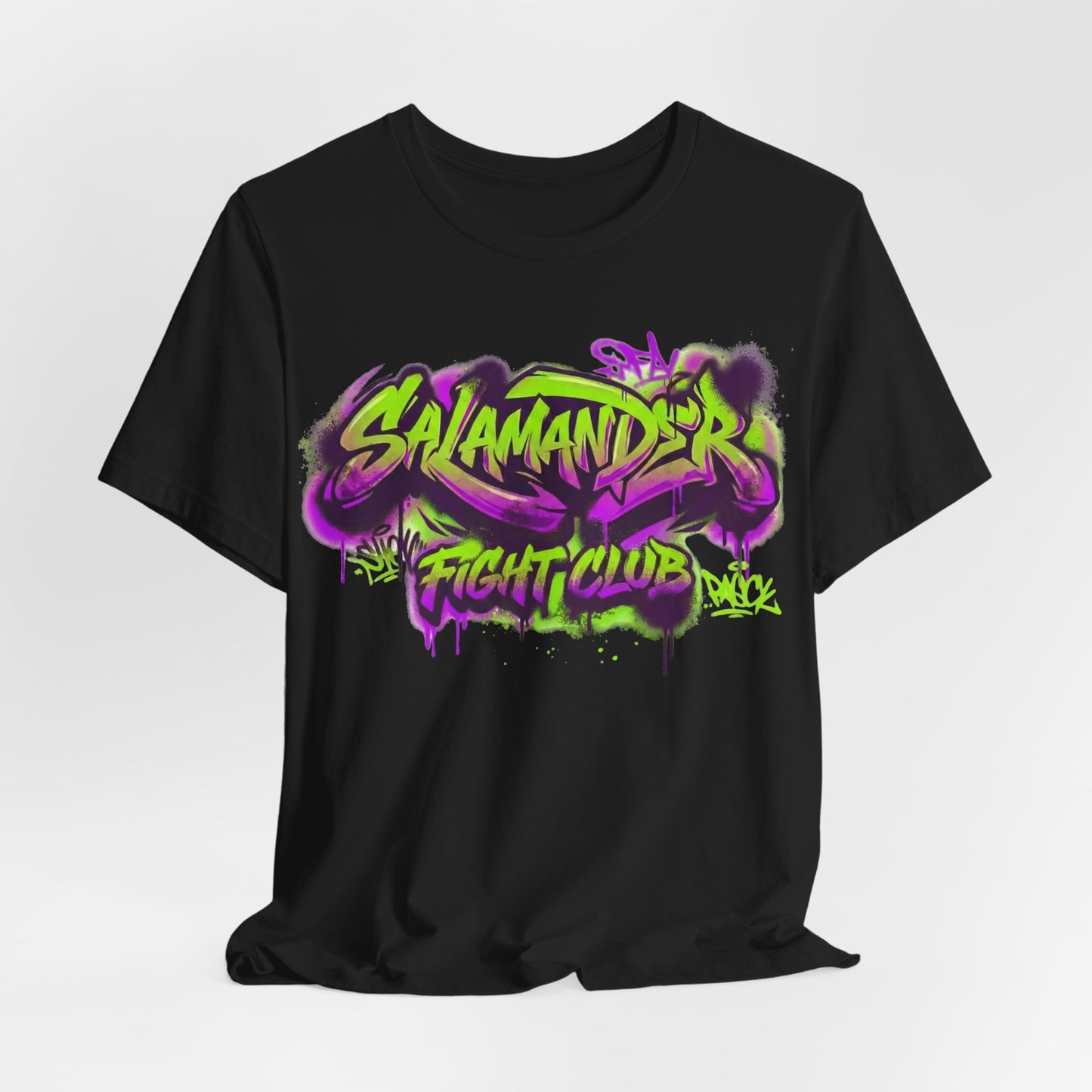 Salamander Fight Club Graffiti (Unisex T-Shirt)