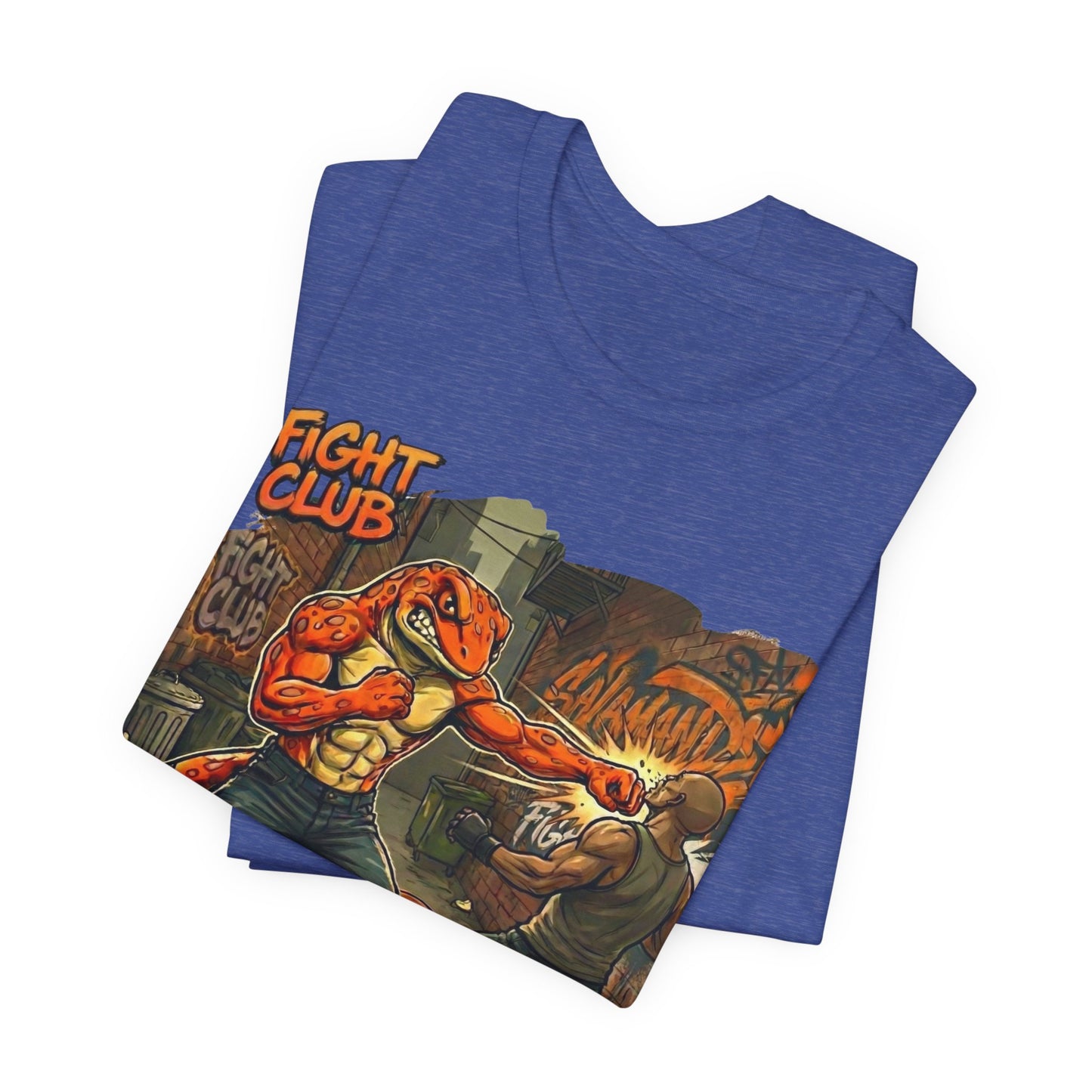 Salamander Fight Club Backstreet Brawler T-Shirt | Y2K Streetwear Unisex T-Shirt