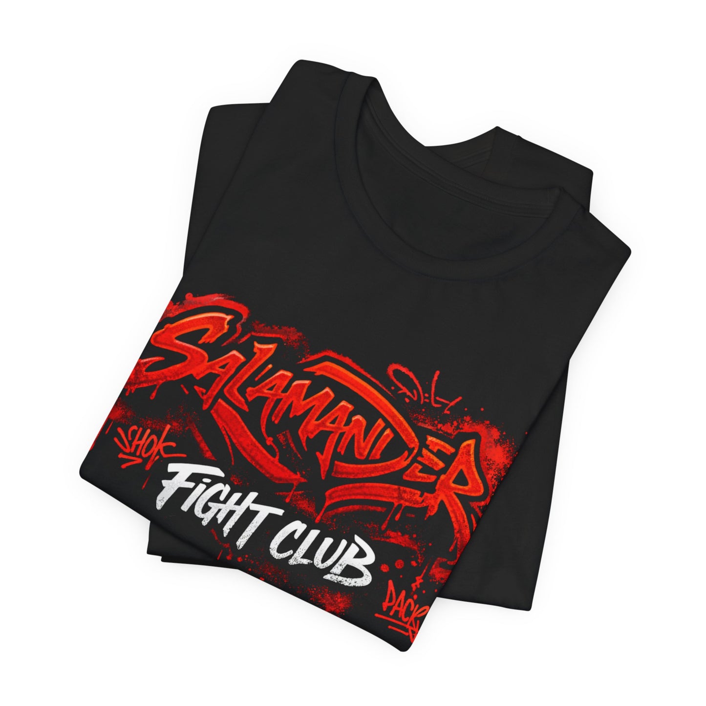 Salamander Fight Club Graffiti (Unisex T-Shirt)