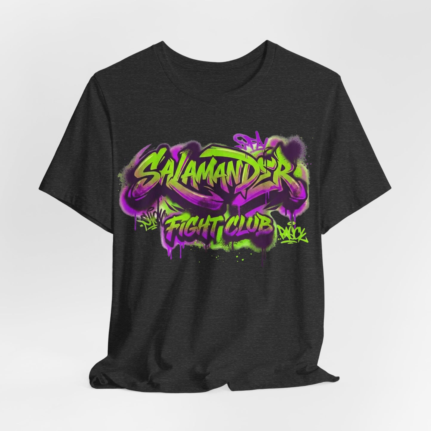 Salamander Fight Club Graffiti (Unisex T-Shirt)