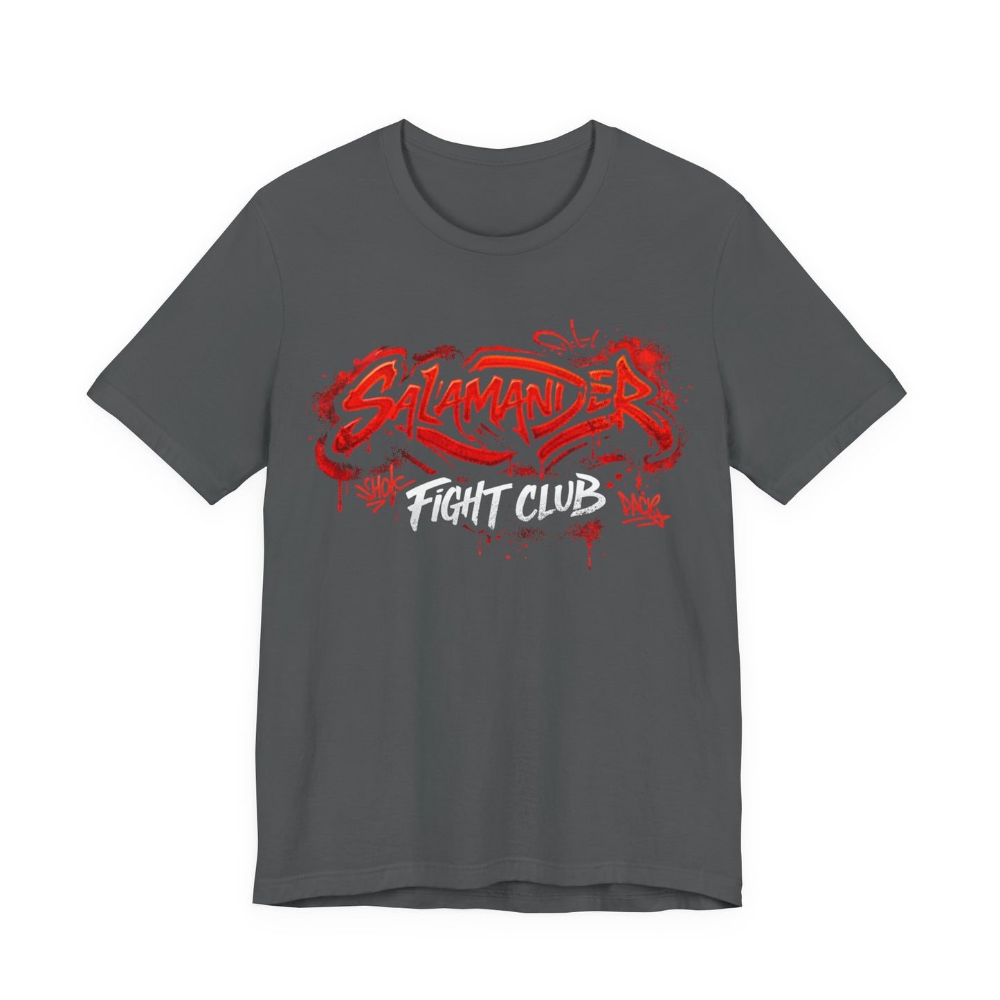 Salamander Fight Club Graffiti (Unisex T-Shirt)