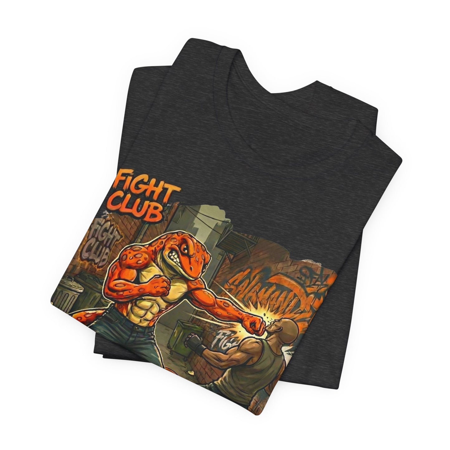 Salamander Fight Club Backstreet Brawler T-Shirt | Y2K Streetwear Unisex T-Shirt